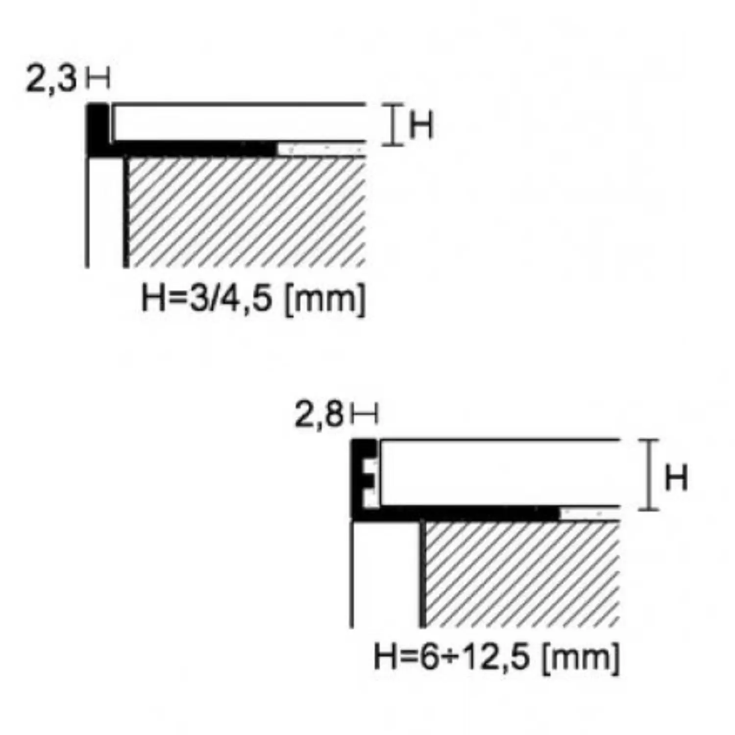 Profilo In Alluminio Anodizzato 270cm ProAngle Profilpas ZA 2 Profilo In Alluminio Anodizzato 270cm ProAngle Profilpas ZA - immagine 2