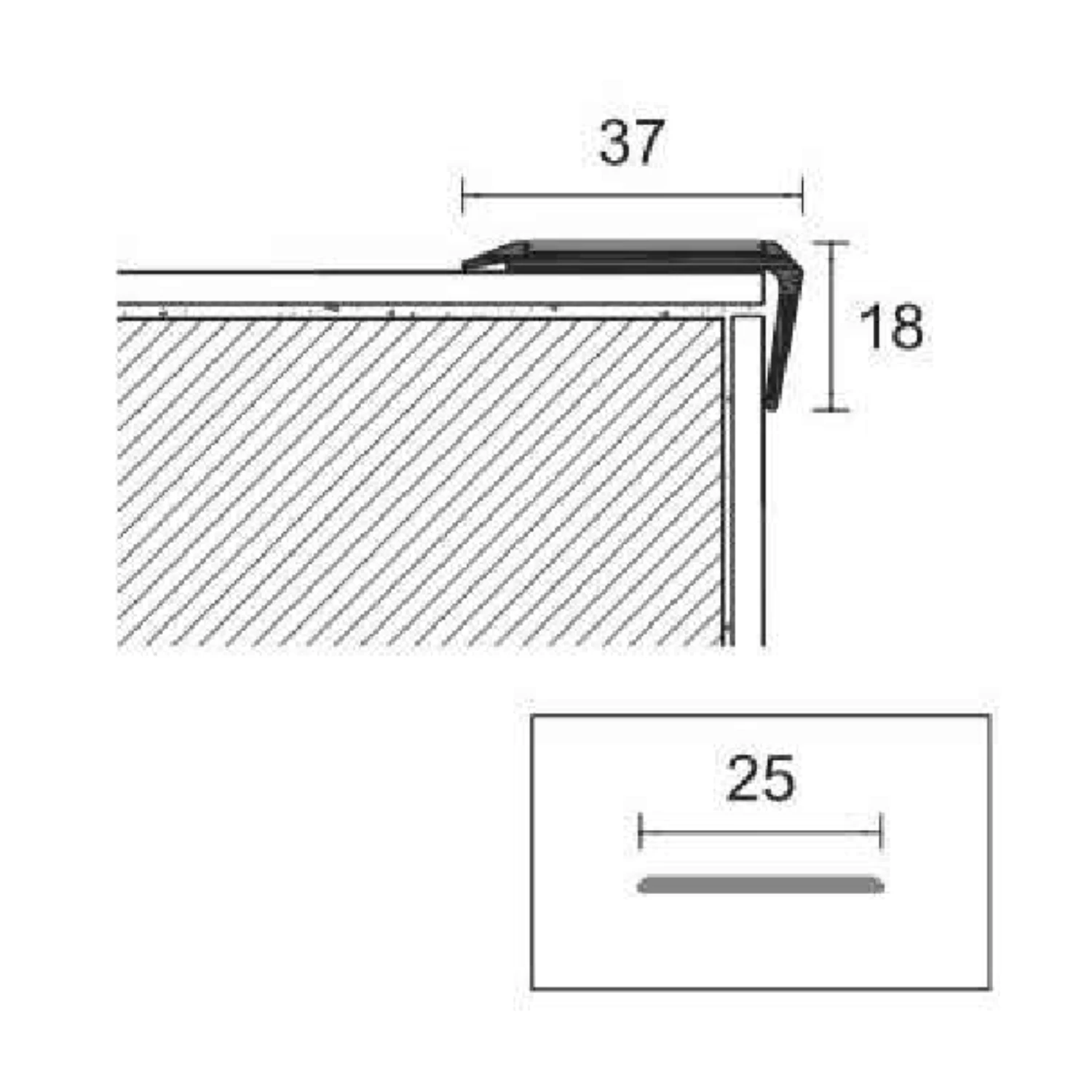 Profilo Paraspigolo 270 Cm PROTECT 124 Profilpas 2 Profilo Paraspigolo 270 Cm PROTECT 124 Profilpas - immagine 2