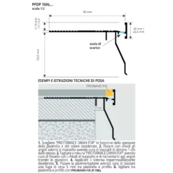 Profilo Per Balconi 10mm Proterrace Drain FDP 5 Profilo Per Balconi 10mm Proterrace Drain FDP -Vendite Ediliamo profilo per balconi 10mm proterrace drain fdp 2