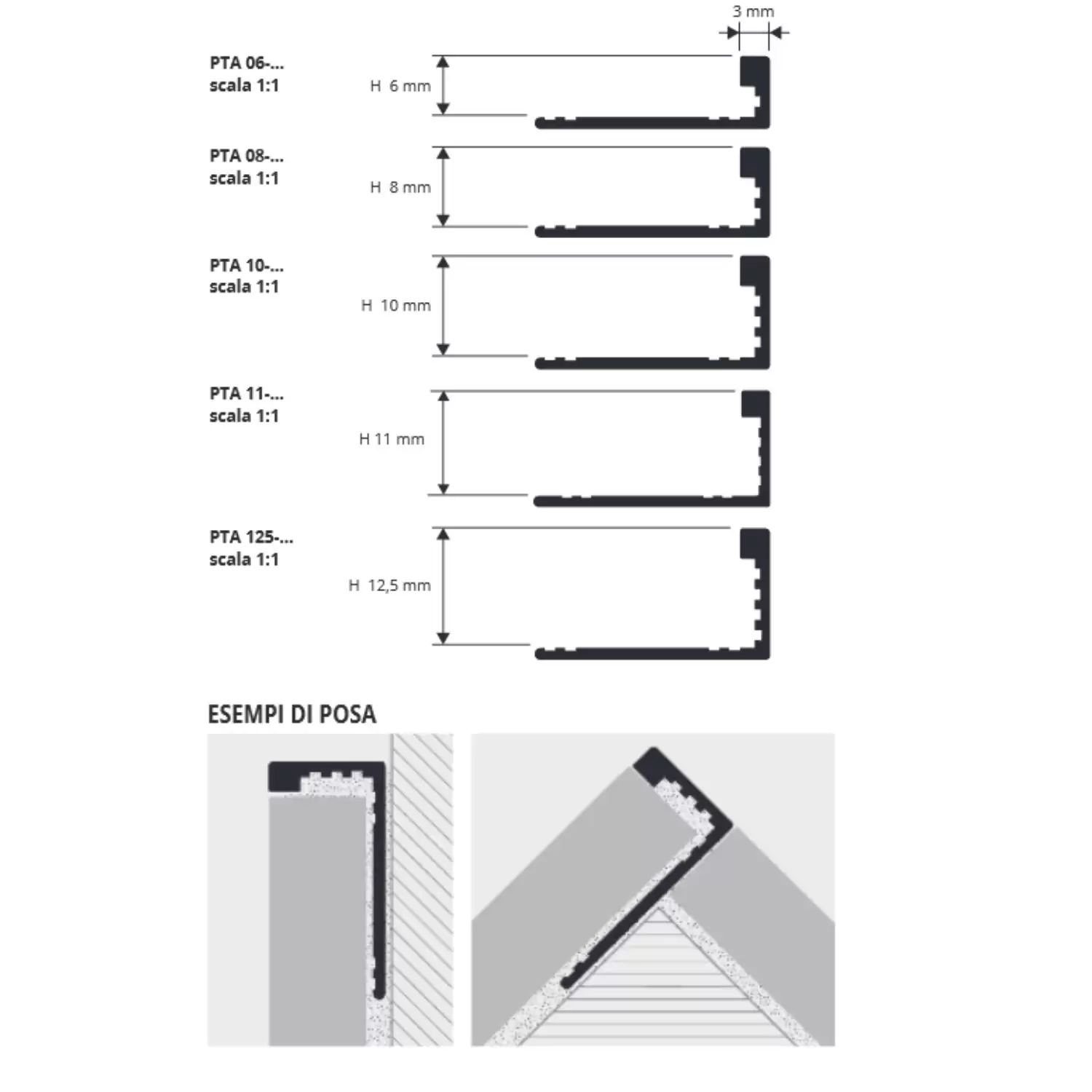 Profilo Per Rivestimenti 270 Cm Proterminal Stone Corten Progress Profiles 3 Profilo Per Rivestimenti 270 Cm Proterminal Stone Corten Progress Profiles - immagine 3