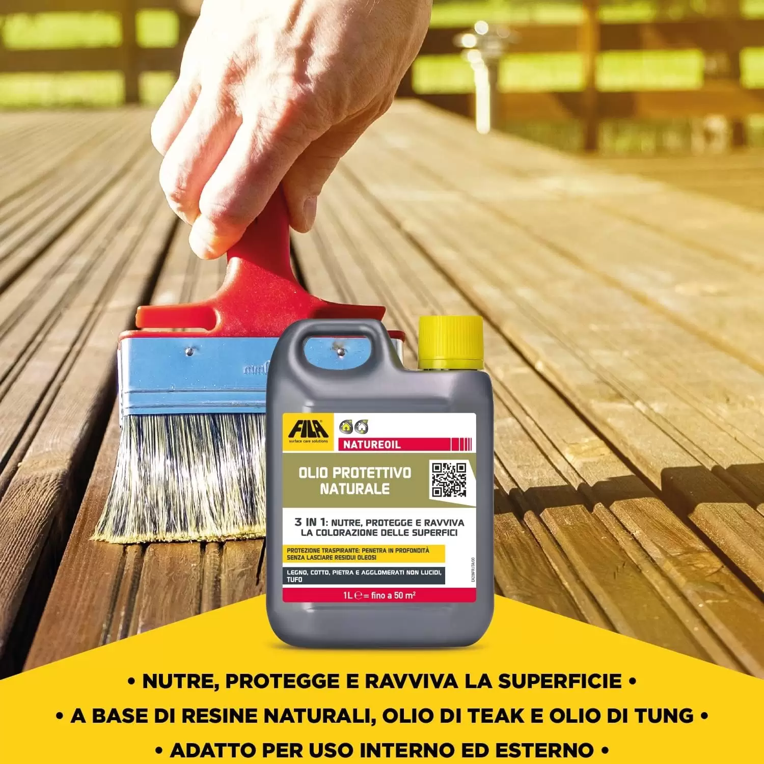 Protettivo Ravvivante Di Base Natur Oil Fila 1Lt 5 Protettivo Ravvivante Di Base Natur Oil Fila 1Lt - immagine 5