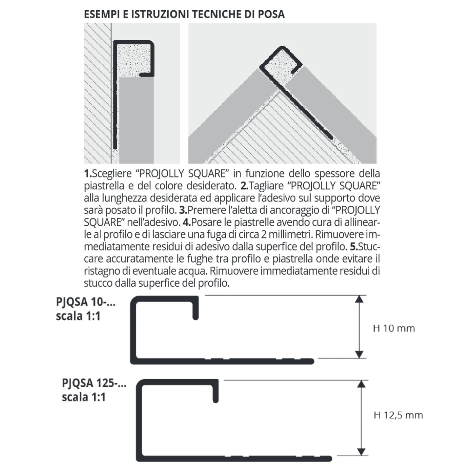 Raccordo Per Profili Projolly Stone White Cement Progress Profiles 2 Raccordo Per Profili Projolly Stone White Cement Progress Profiles - immagine 2