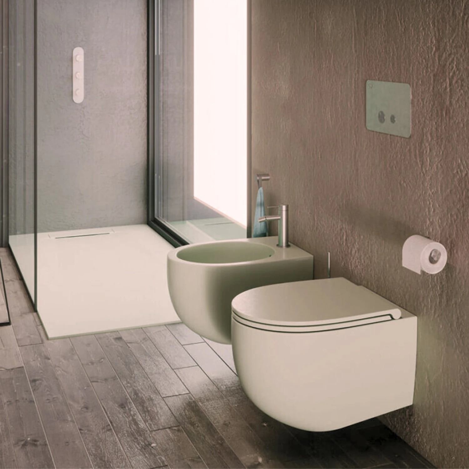 Sanitari Sospesi 53x36.5 Cm Color Sabbia BULL SDR 6 Sanitari Sospesi 53x36.5 Cm Color Sabbia BULL SDR - immagine 6