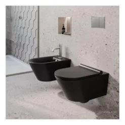 Sanitari Sospesi Nero Satinato 55x35cm Catalano - Zero