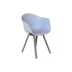 Sedia A Poltroncina Con Braccioli In Polipropilene Taupe - Maui