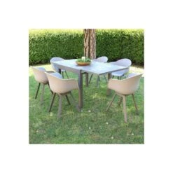 Sedia A Poltroncina Con Braccioli In Polipropilene Taupe - Maui -Vendite Ediliamo sedia a poltroncina con braccioli in polipropilene taupe maui 4