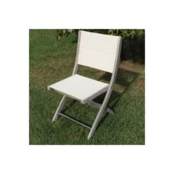 Sedia Pieghevole Senza Braccioli Bianca - Alexa