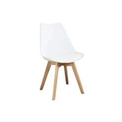 Sedia Con Cuscino In Polipropilene Moderna Bianca - Marsiglia