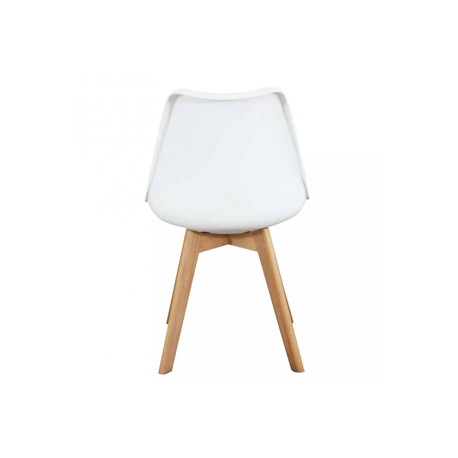 Sedia Con Cuscino In Polipropilene Moderna Bianca - Marsiglia 5 Sedia Con Cuscino In Polipropilene Moderna Bianca - Marsiglia - immagine 5