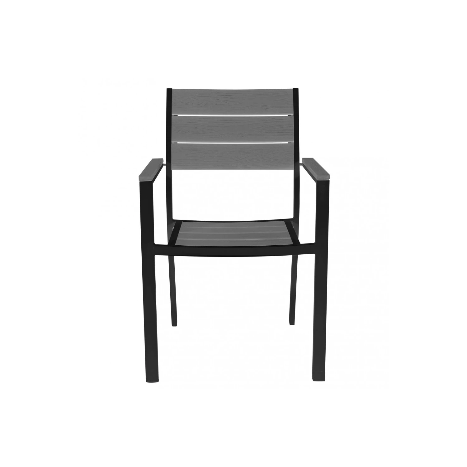 Sedia Giardino Impilabile In Alluminio Antracite Cervia 2 Sedia Giardino Impilabile In Alluminio Antracite Cervia - immagine 2