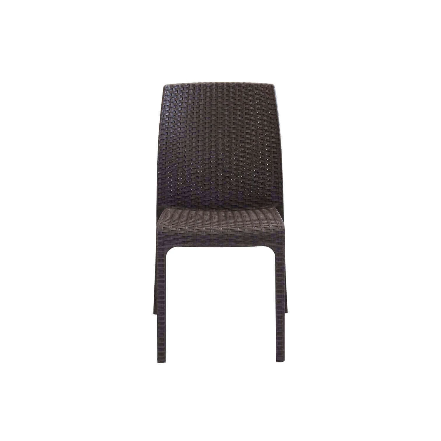 Sedia Giardino Wicker Virginia - Color Marrone 3 Sedia Giardino Wicker Virginia - Color Marrone - immagine 3