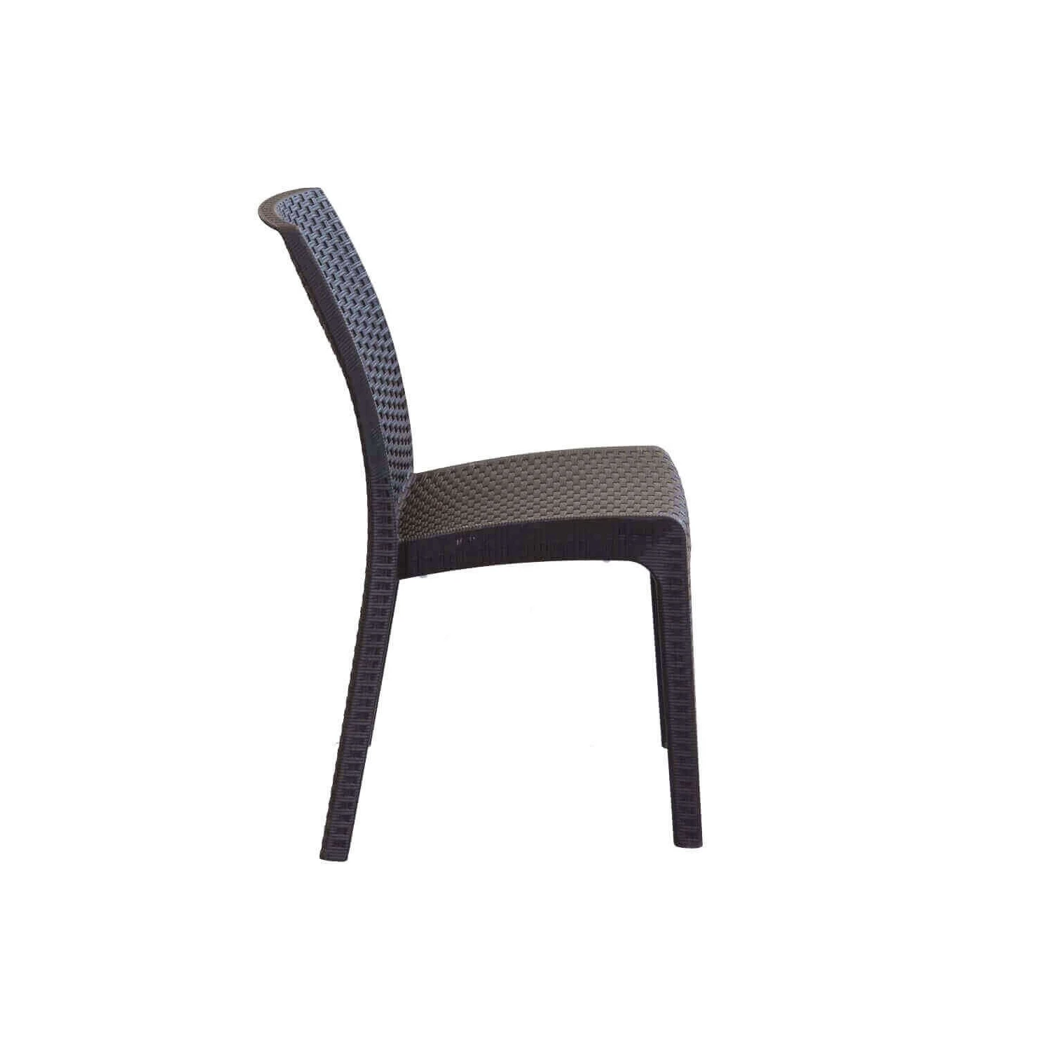 Sedia Giardino Wicker Virginia - Color Marrone 4 Sedia Giardino Wicker Virginia - Color Marrone - immagine 4