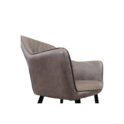 Sedia In Ecopelle A Poltroncina Con Braccioli Marrone - Sindy -Vendite Ediliamo sedia in ecopelle a poltroncina con braccioli marrone sindy 5