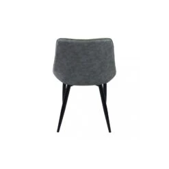 Sedia In Ecopelle A Poltroncina Moderna Grigia - Winona -Vendite Ediliamo sedia in ecopelle a poltroncina moderna grigia winona 4