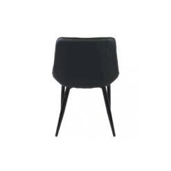 Sedia In Ecopelle A Poltroncina Moderna Nera - Winona -Vendite Ediliamo sedia in ecopelle a poltroncina moderna nera winona 4