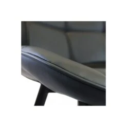 Sedia In Ecopelle A Poltroncina Moderna Nera - Winona -Vendite Ediliamo sedia in ecopelle a poltroncina moderna nera winona 6