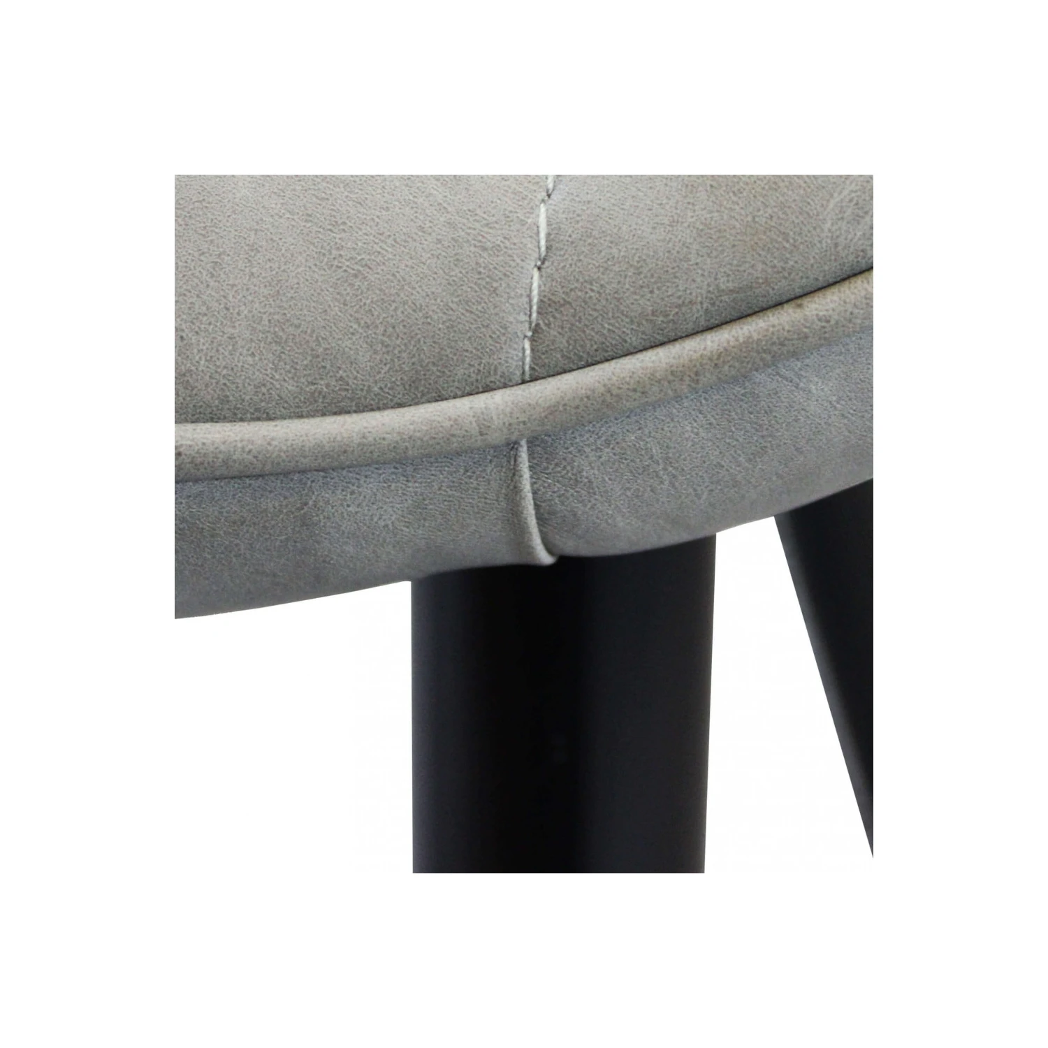 Sedia In Ecopelle A Poltroncina Moderna Tortora - Winona 6 Sedia In Ecopelle A Poltroncina Moderna Tortora - Winona - immagine 6