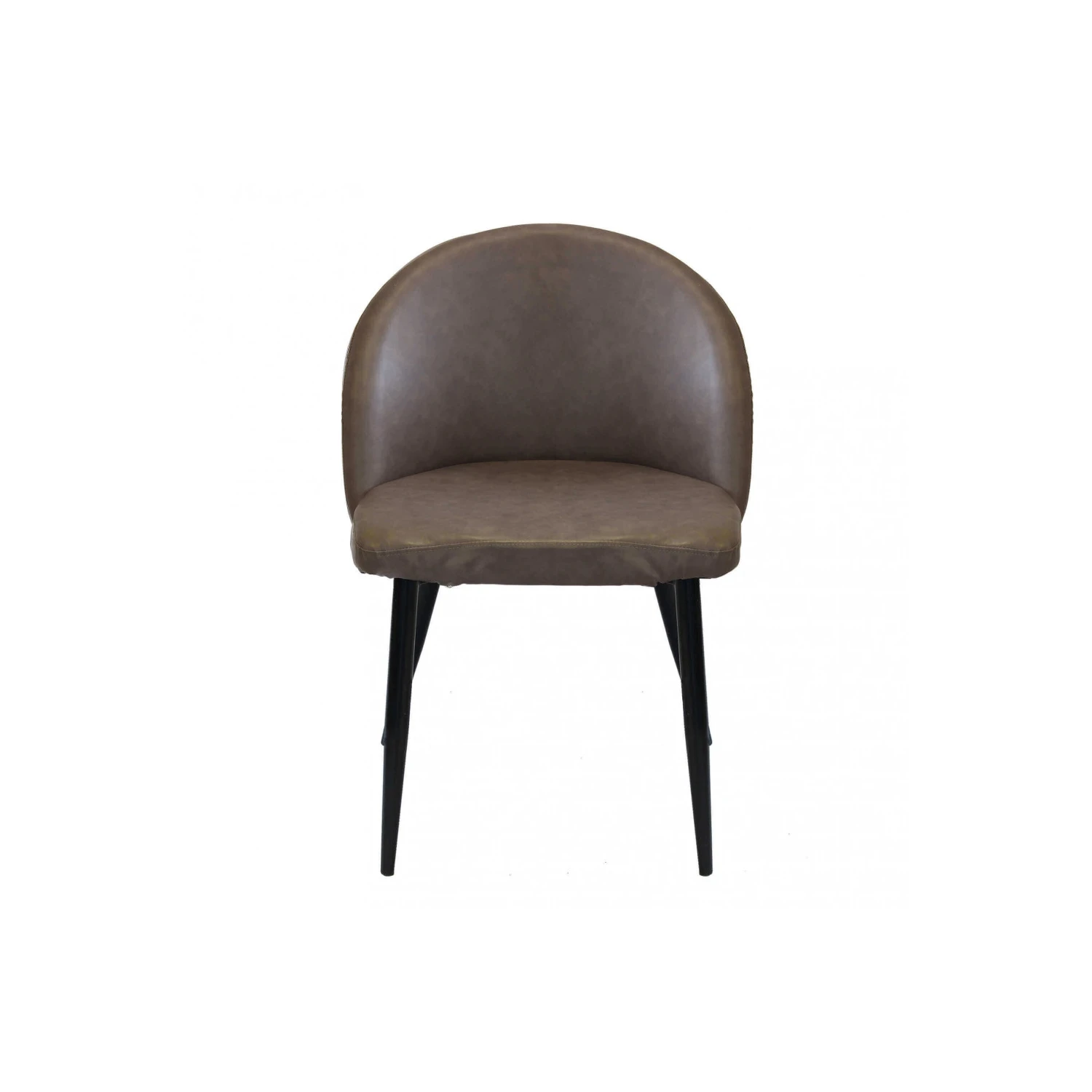 Sedia In Ecopelle Modello Poltrona Moderna Marrone - Sissy 2 Sedia In Ecopelle Modello Poltrona Moderna Marrone - Sissy - immagine 2