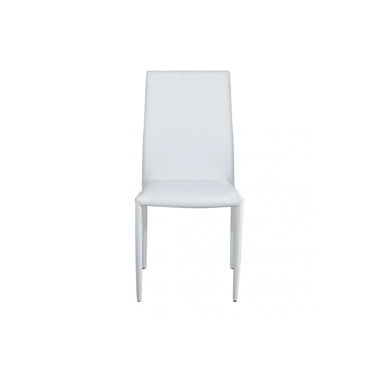 Sedia In Ecopelle Moderna Bianca - Cammie 2 Sedia In Ecopelle Moderna Bianca - Cammie - immagine 2