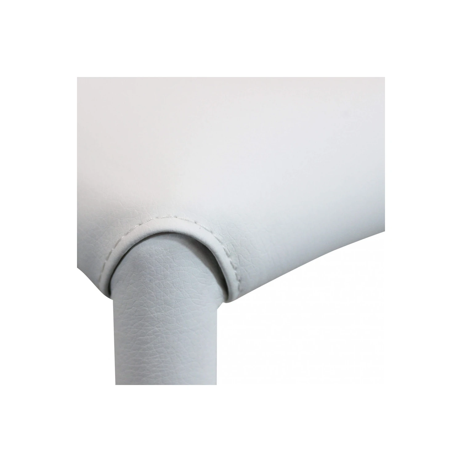 Sedia In Ecopelle Moderna Bianca - Cammie 6 Sedia In Ecopelle Moderna Bianca - Cammie - immagine 6