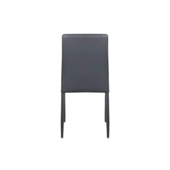 Sedia In Ecopelle Moderna Grigio Scuro - Cammie -Vendite Ediliamo sedia in ecopelle moderna grigio scuro cammie 4