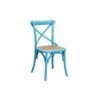 Sedia In Legno Azzurra - Cross -Vendite Ediliamo sedia in legno azzurra cross
