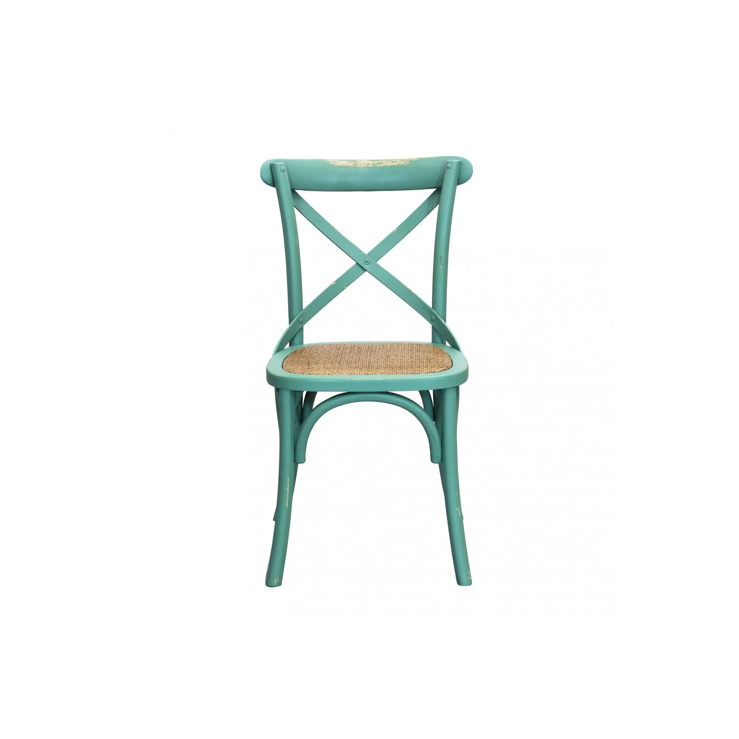 Sedia In Legno Verde - Cross 2 Sedia In Legno Verde - Cross - immagine 2