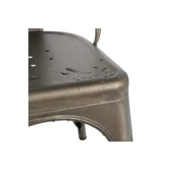 Sedia In Metallo Nera Stile Industrial - Gardena -Vendite Ediliamo sedia in metallo nera stile industrial gardena 4