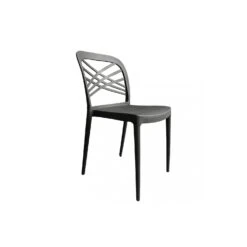 Sedia In Polipropilene Impilabile Antracite - HARMONIE