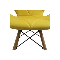 Sedia Moderna Gialla Con Gambe In Legno Rivestita In PU - Annapolis 12 Sedia Moderna Gialla Con Gambe In Legno Rivestita In PU - Annapolis -Vendite Ediliamo sedia moderna gialla con gambe in legno rivestita in pu annapolis 4