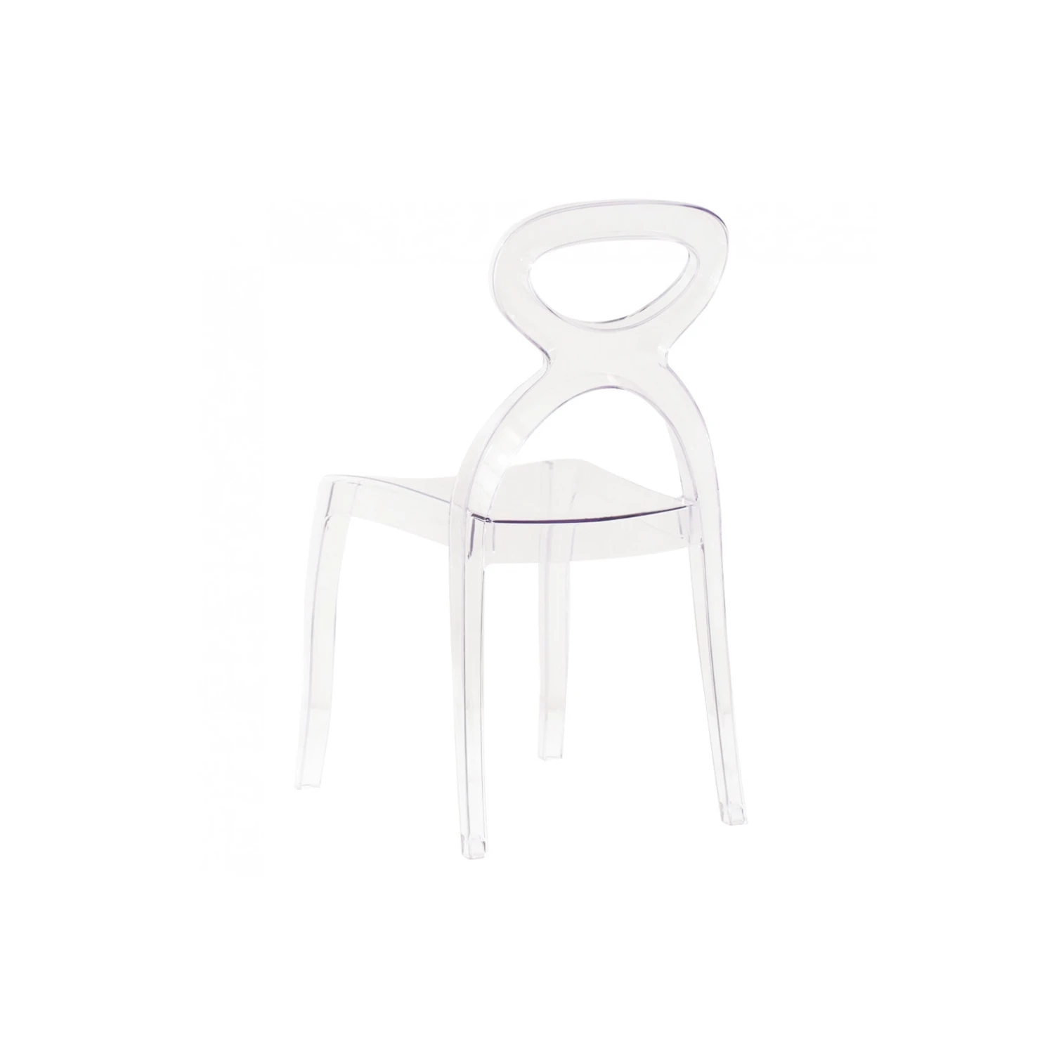 Sedia Trasparente In Policarbonato Di Design - Pigalle 4 Sedia Trasparente In Policarbonato Di Design - Pigalle - immagine 4