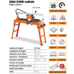 Vendite Ediliamo -Vendite Ediliamo sega a banco saw 230r1 radiale comer 1