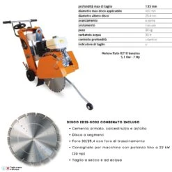 Sega Per Pavimentazioni PAVECUT 400 COMER 3 Sega Per Pavimentazioni PAVECUT 400 COMER -Vendite Ediliamo sega per pavimentazioni pavecut 400 comer 1