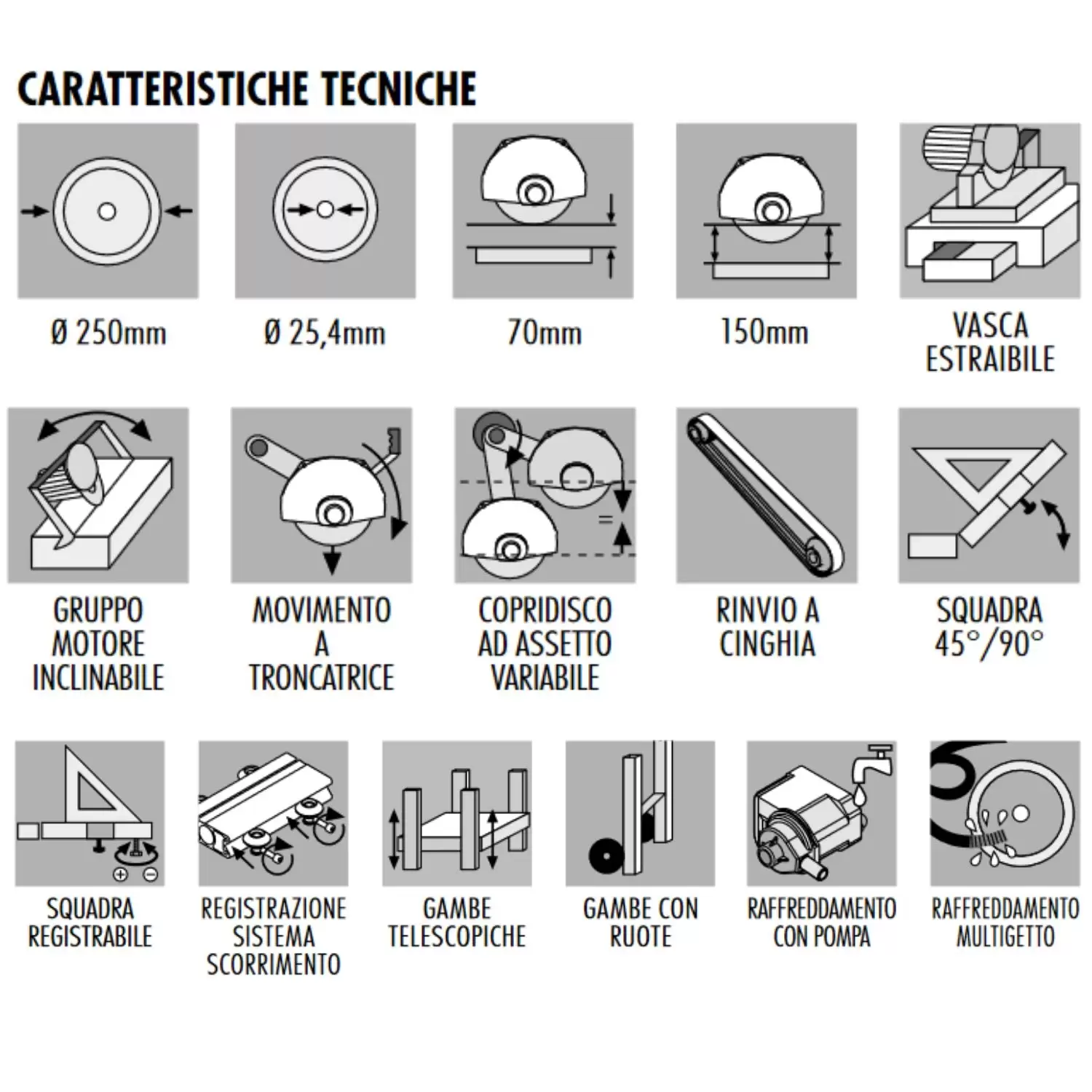Segatrice Con Motore Scorrevole Pikus 130 Advanced Raimondi 3 Segatrice Con Motore Scorrevole Pikus 130 Advanced Raimondi - immagine 3
