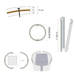 Semicolonna Tonda In Cartongesso D. Int 50cm H 3m 5 Semicolonna Tonda In Cartongesso D. Int 50cm H 3m -Vendite Ediliamo semicolonna tonda in cartongesso d int 50cm h 3m 2