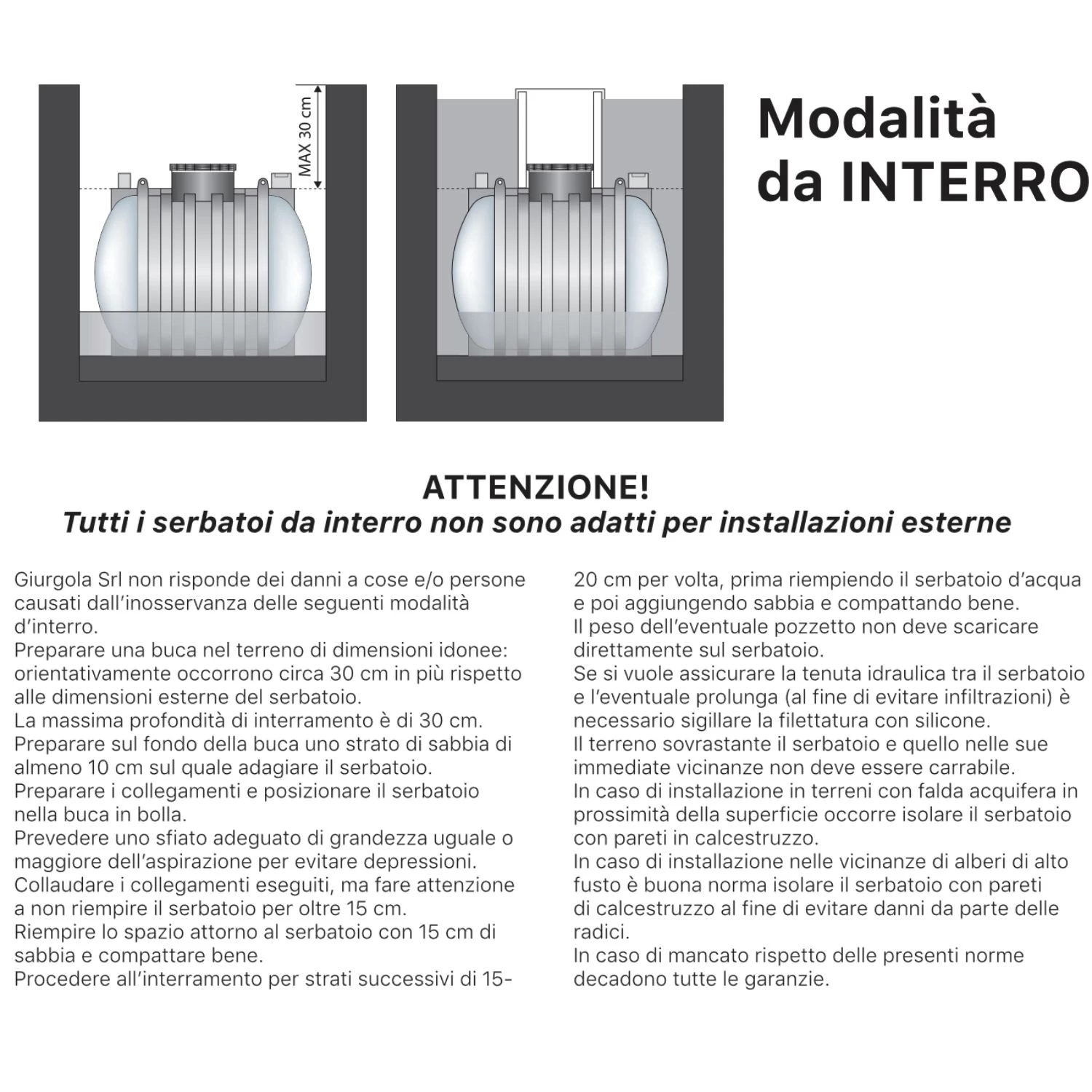 Serbatoio Da Interro 1000 Litri PE Atossico A Panettone 3 Serbatoio Da Interro 1000 Litri PE Atossico A Panettone - immagine 3