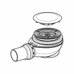Sifone Per Piatto Doccia Con Piletta Geberit 150552 -Vendite Ediliamo sifone per piatto doccia con piletta geberit 150552 3