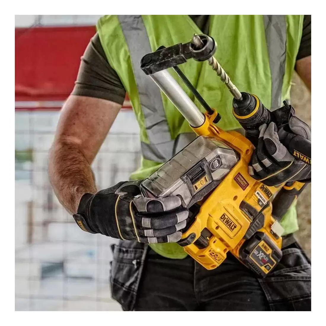 Sistema Estrazione Polveri Per Tassellatore SDS-Plus 54V DeWalt 2 Sistema Estrazione Polveri Per Tassellatore SDS-Plus 54V DeWalt - immagine 2