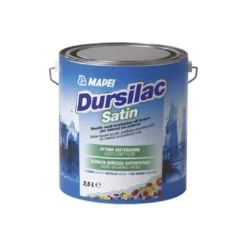 Smalto All'acqua Dursilac Satin Mapei 0.75Lt Effetto Satinato