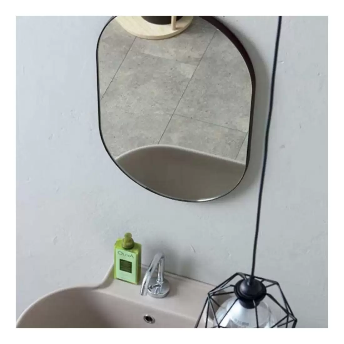 Specchio Bagno Ovale 32x58 Cm Colavene Collezione Tino&Tina 5 Specchio Bagno Ovale 32x58 Cm Colavene Collezione Tino&Tina - immagine 5