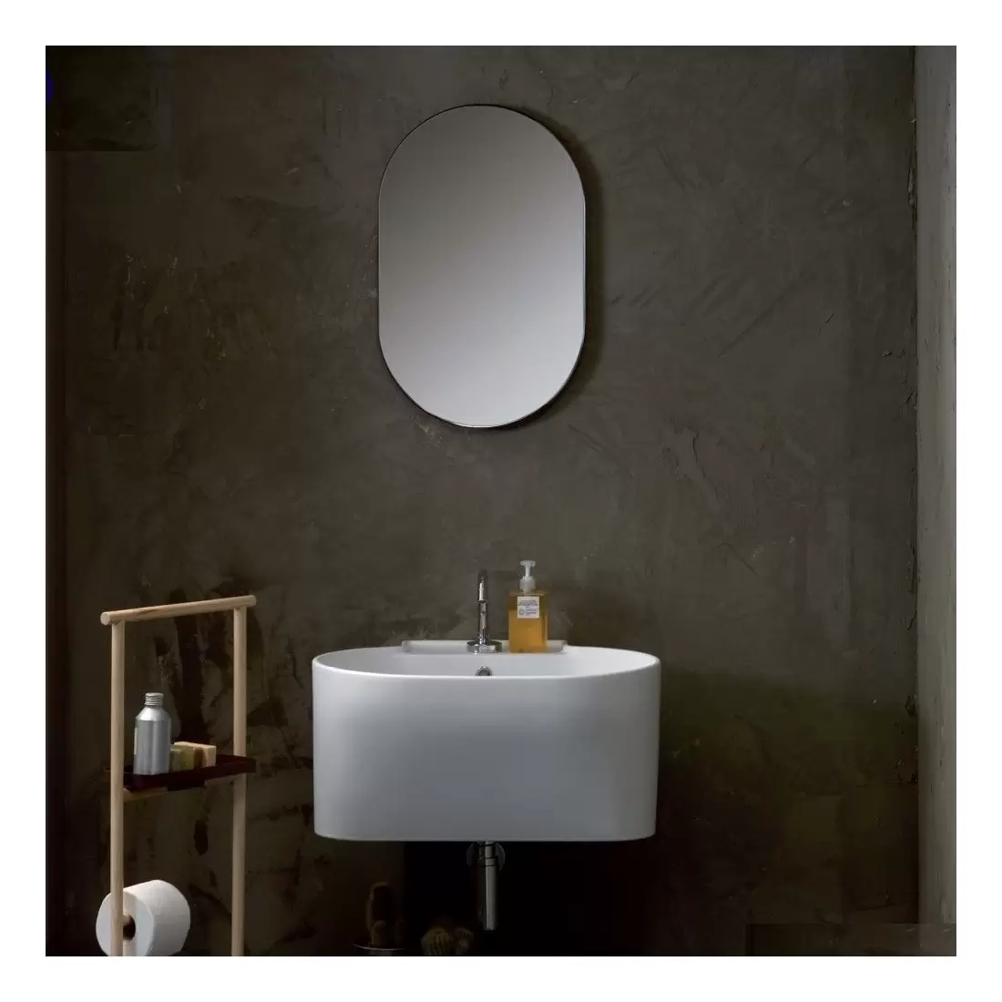 Specchio Bagno Ovale 32x58 Cm Colavene Collezione Tino&Tina 1 Specchio Bagno Ovale 32x58 Cm Colavene Collezione Tino&Tina