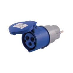 Spina Shuko Con Presa 2P+T 16A 220V CEE