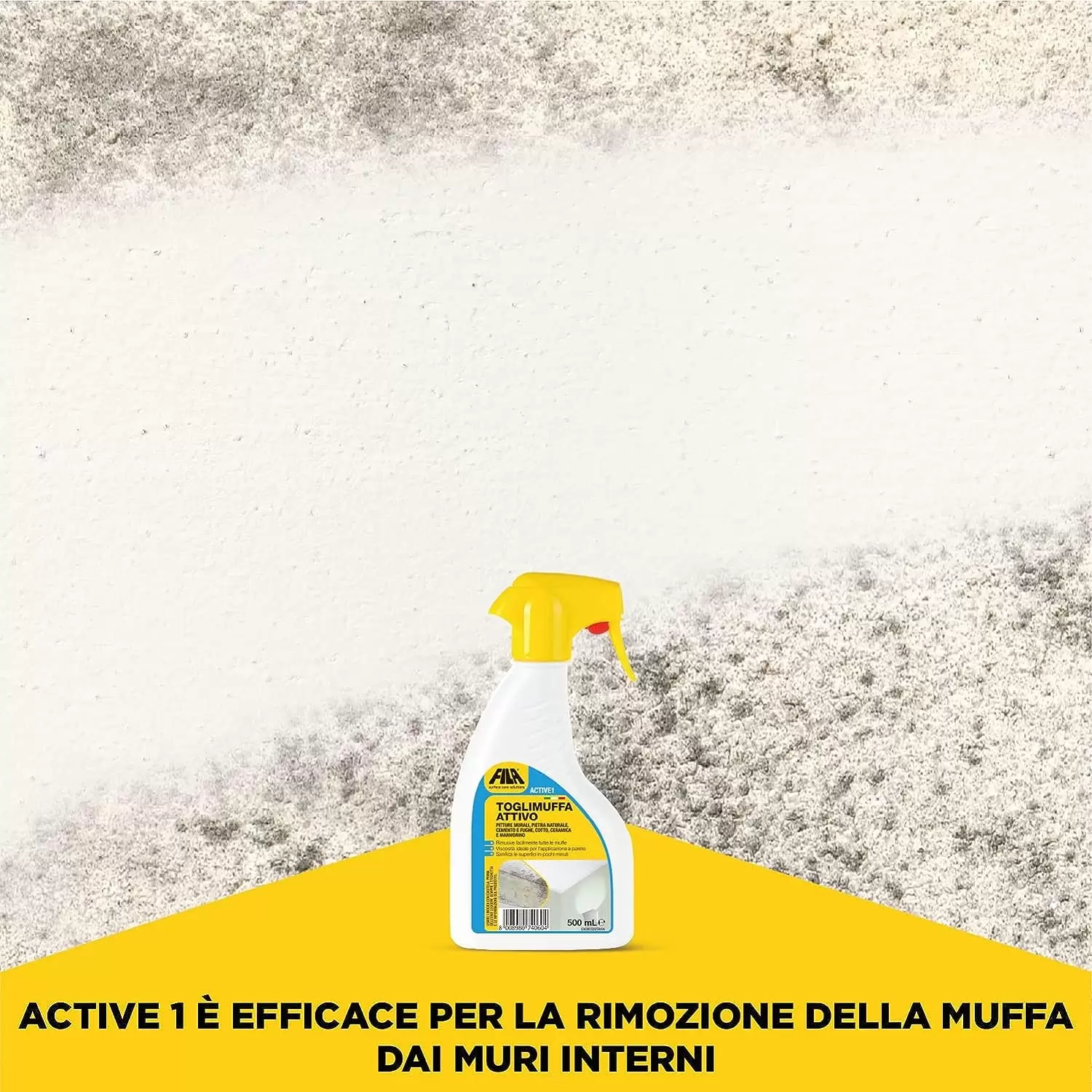 Spray Antimuffa Active1 Fila 500ml 4 Spray Antimuffa Active1 Fila 500ml - immagine 4