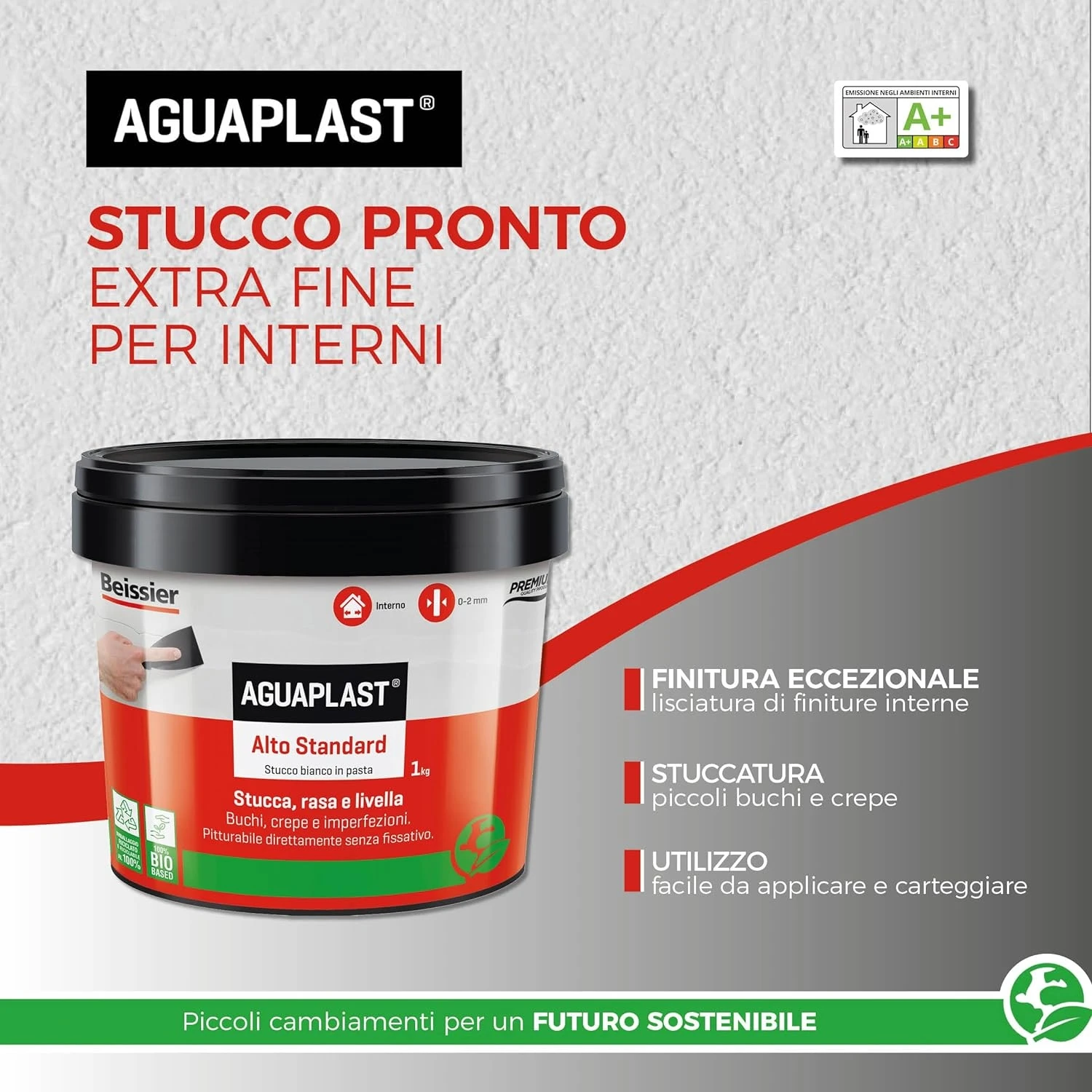Stucco In Pasta Alto Standard Aguaplast 2 Stucco In Pasta Alto Standard Aguaplast - immagine 2