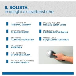Stucco In Pasta Il Solista Aguaplast 800 Ml -Vendite Ediliamo stucco in pasta il solista aguaplast 800 ml 3