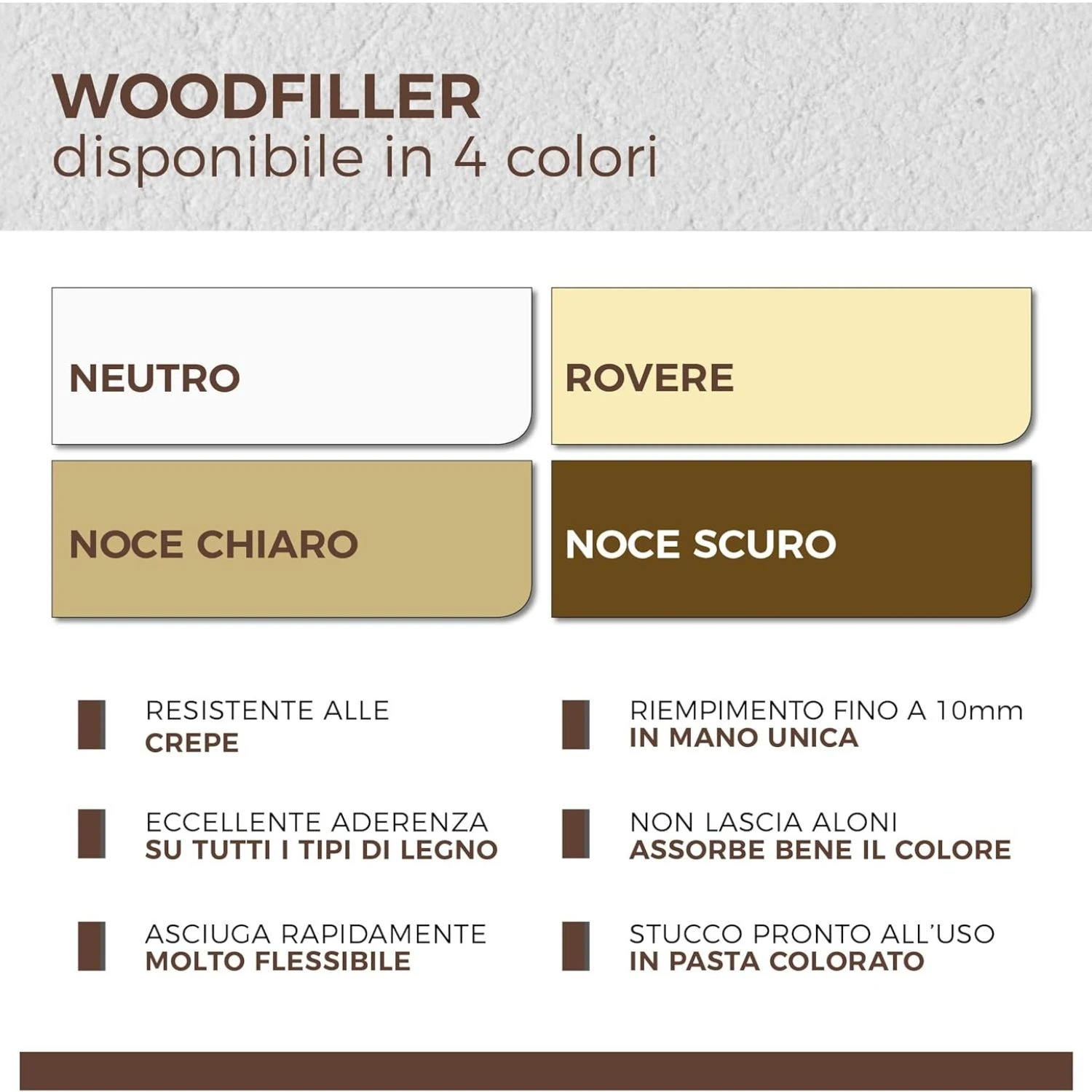 Stucco Pronto Per Legno Woodlite Aguaplast |Rovere 1 Kg 4 Stucco Pronto Per Legno Woodlite Aguaplast |Rovere 1 Kg - immagine 4