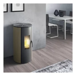 Stufa A Pellet DISK E 808720 Italiana Camini By Edilkamin