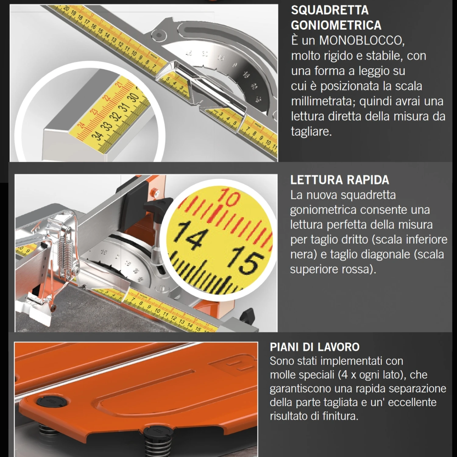 Tagliapiastrelle Professionale A Spinta Profi 133 Evo Battipav 3 Tagliapiastrelle Professionale A Spinta Profi 133 Evo Battipav - immagine 3