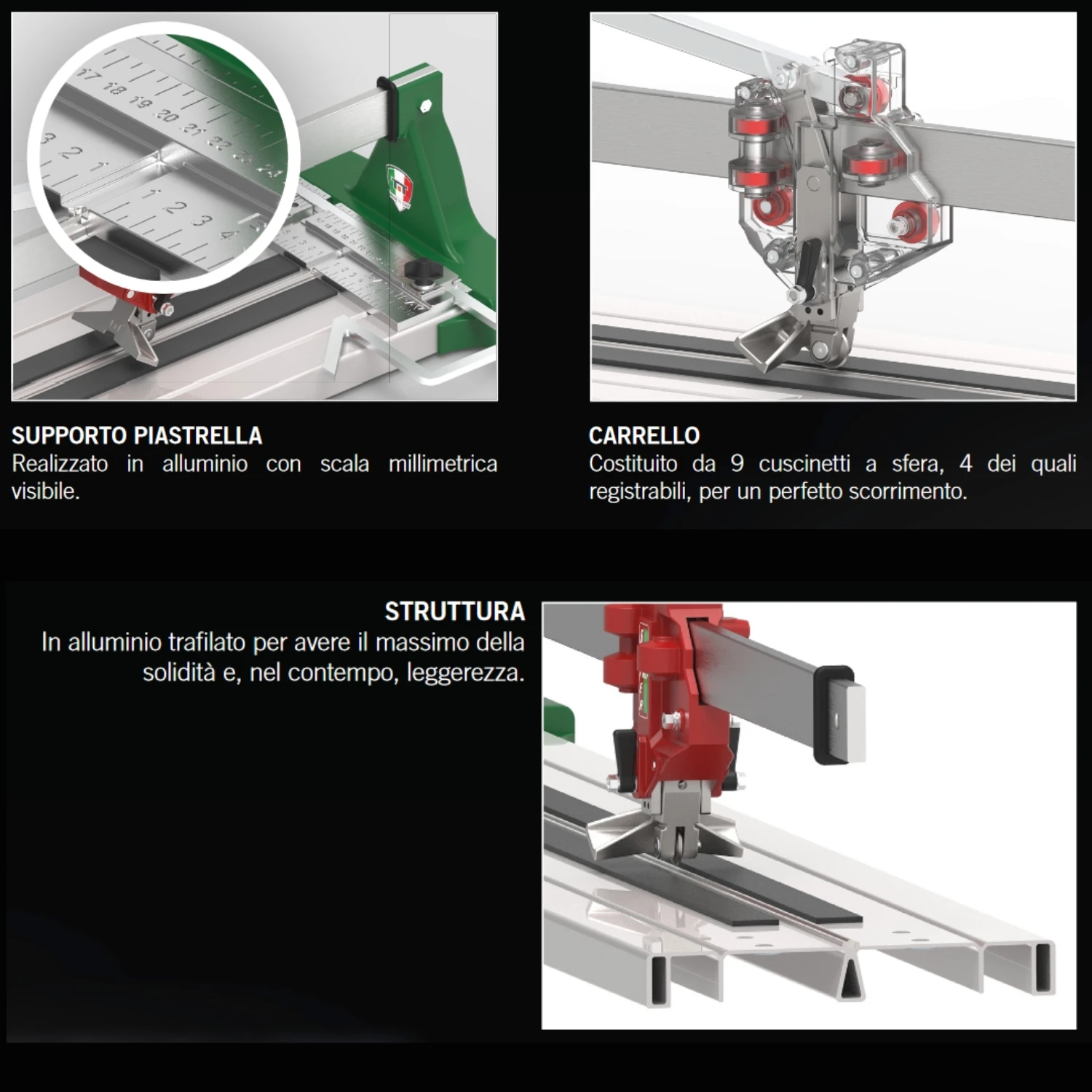 Tagliapiastrelle Professionale A Spinta Super Pro Evo 65 Battipav - immagine 2