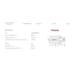Tassello A Percussione Nylon Con Vite 8x120 50 Pezzi Fischer -Vendite Ediliamo tassello a percussione nylon con vite 8x120 50 pezzi fischer 3
